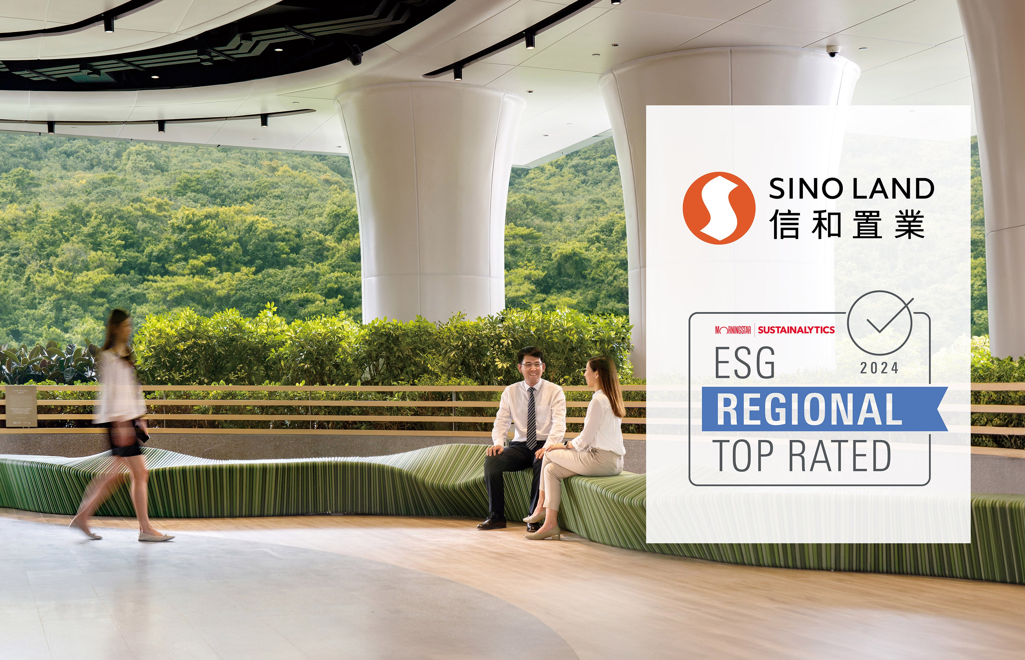 Sino Land Recognised As A Regional Top Rated ESG Performer By