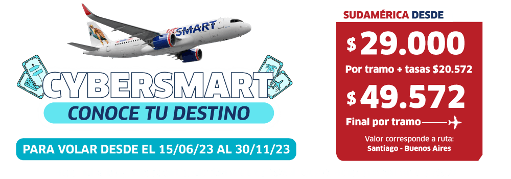 Vuelos Baratos Pasajes en Avión JetSMART Chile