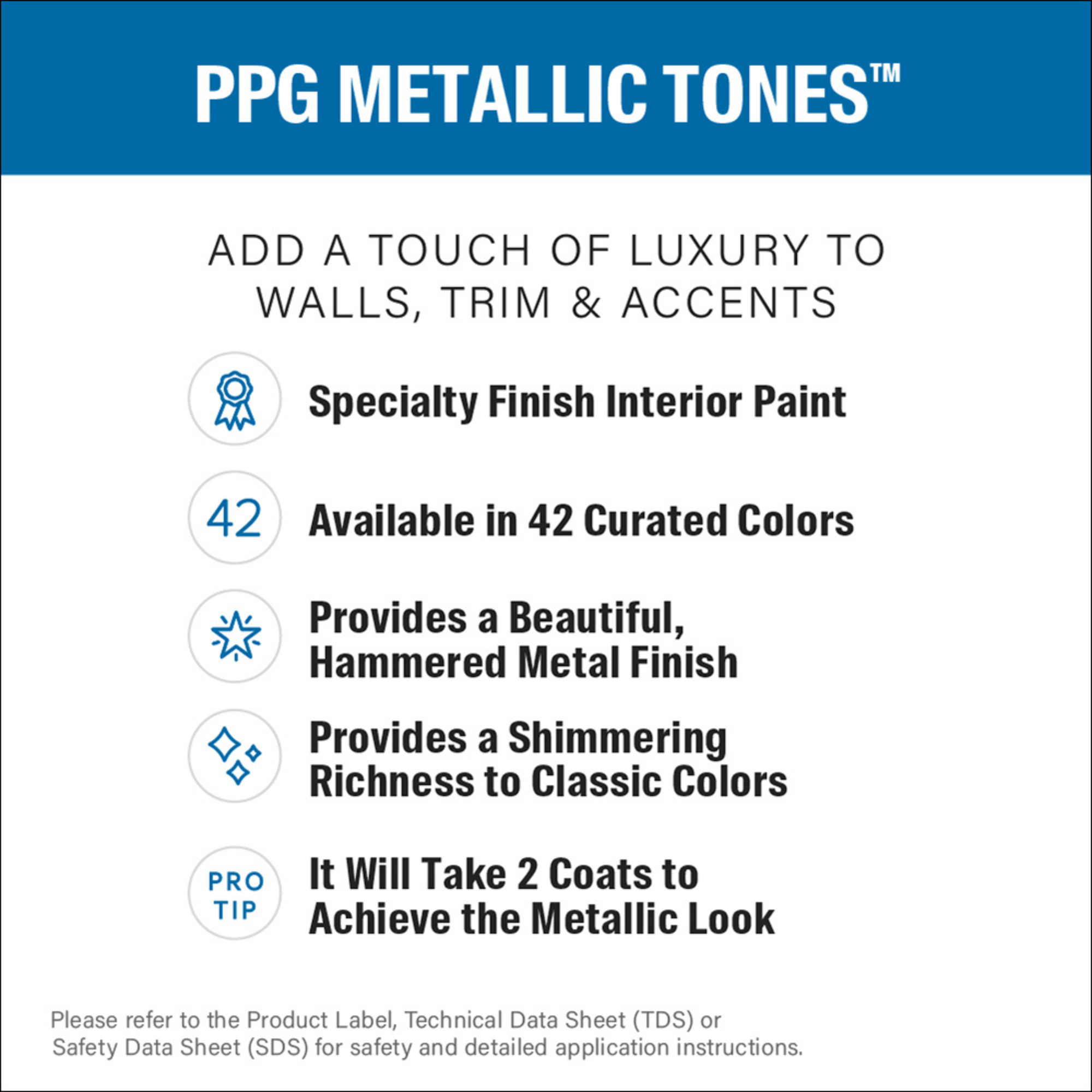 PPG METALLIC TONES Interior