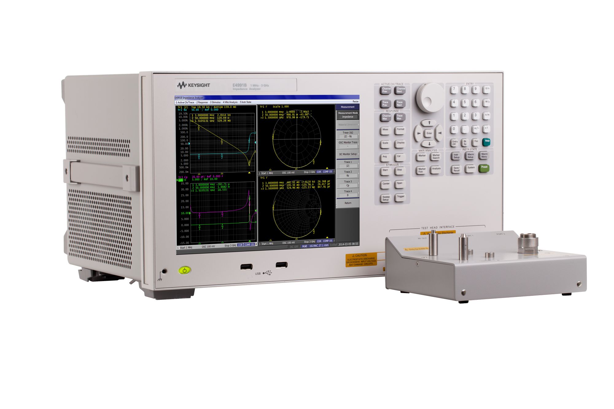 Keysight Technologies E B Lcr Impedance Analyzers Electro Rent