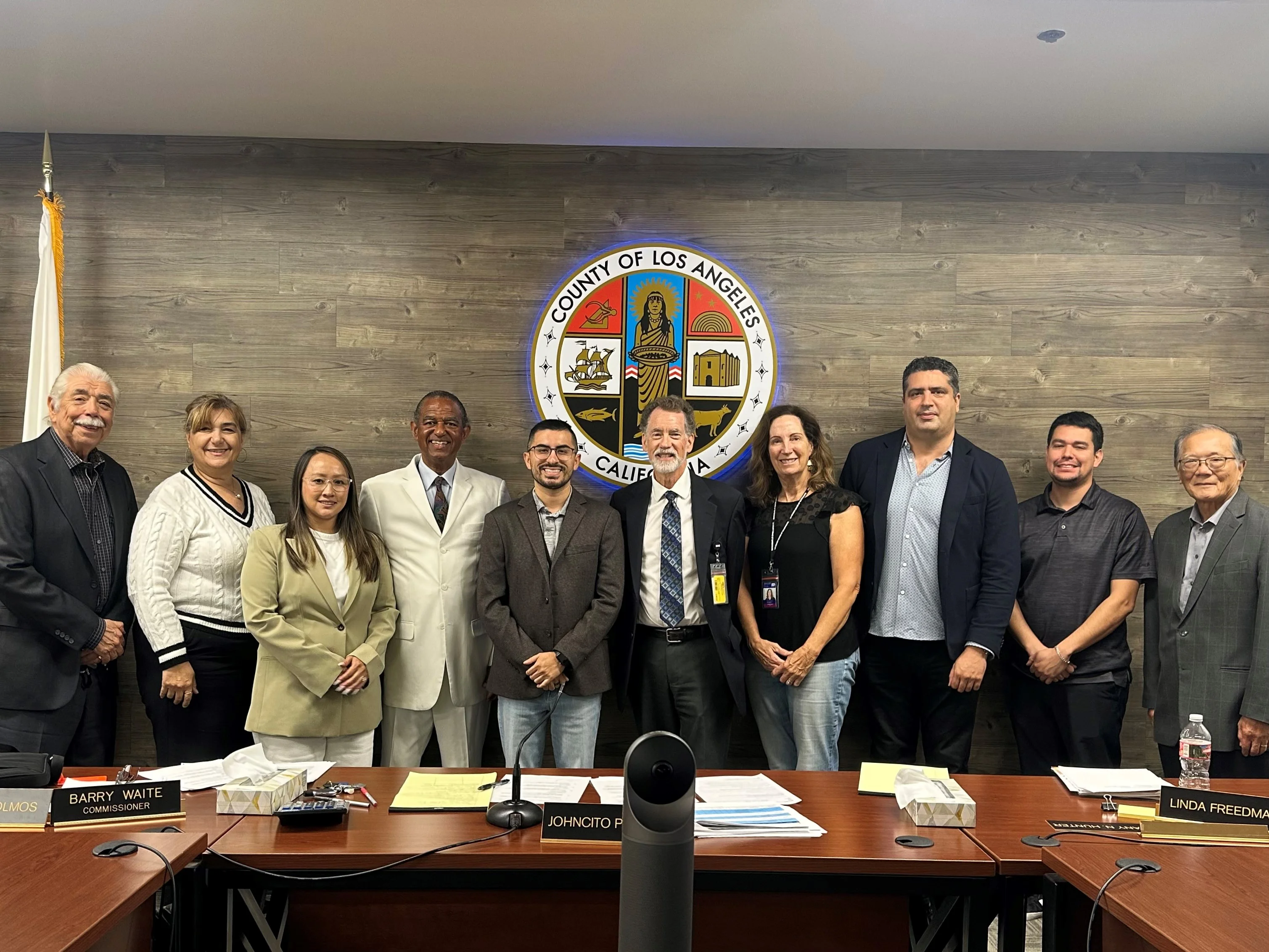 Group photo of the LGSC commission members.