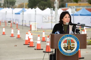 District 1 – Supervisor Hilda L. Solis March 3, 2021 - East LA COVID-19 vaccination clinic Photo by Bryan Chan / Board of Supervisors