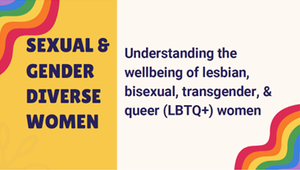 Sexual and Gender Diverse Women Curriculum cover page.