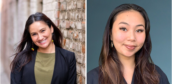 Alba Velasquez and Lauren Uy