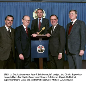 1985 Supervisor group photo