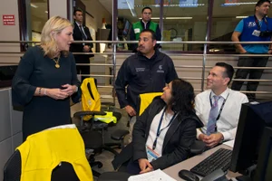 District 5 – Supervisor Kathryn Barger March 12, 2020 - Emergency Operation Center Tour. Photo by Diandra Jay / Board of Supervisors