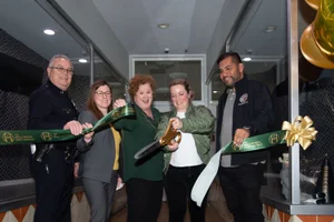 Supervisor Horvath at the Hollywood Partnership Dispatch Ribbon Cutting