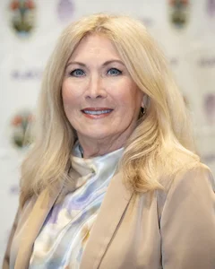 Woman smiling for a photo.