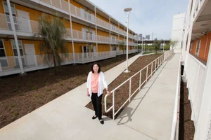 Supervisor Solis at the care first village community day