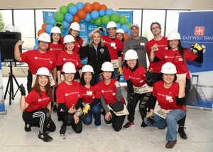 Supervisor Barger group photo with EASTWEST BANK group