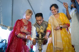 Supervisor Hahn Diwali group photo