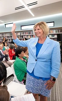 Background photo of Janice Hahn