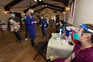 District 5 – Supervisor Kathryn Barger March 15, 2021 - Herald Christian Health Center Vaccine Clinic Photo by Bryan Chan / Board of Supervisors