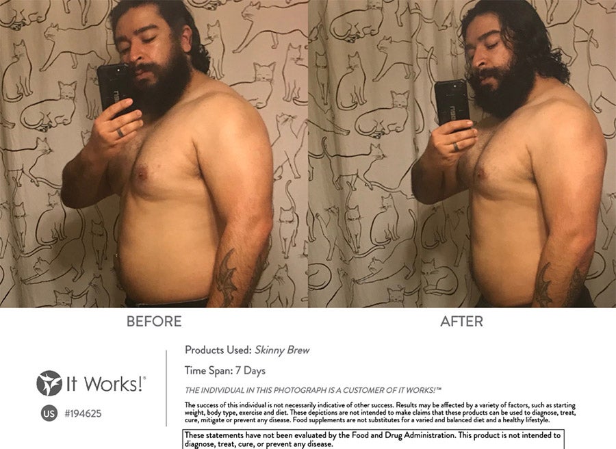 Before & After Skinny Brew