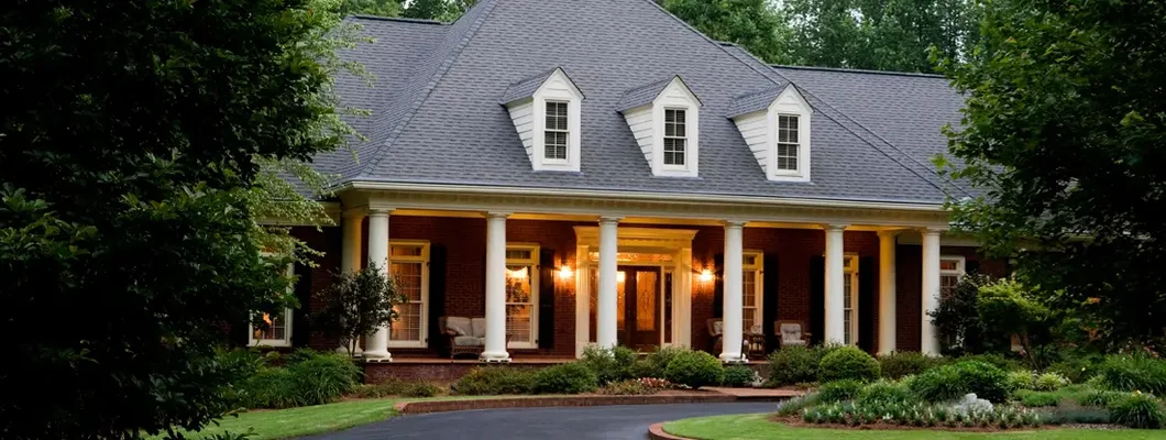 Elegant House Illuminated. How to Find the Best Homeowners Insurance in Ellicott City, Maryland.