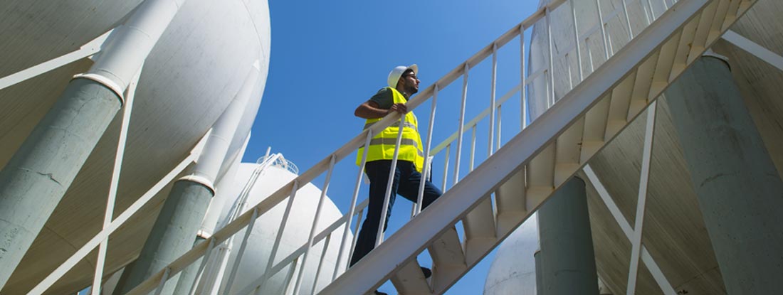 Liquefied Petroleum Gas tanks and Petrochemical Engineer. What does workers' compensation insurance cover?