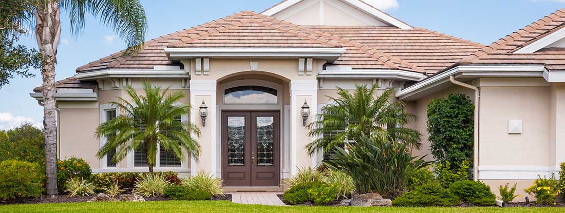 Suburban home in residential district of San Diego. Find San Diego homeowners insurance.