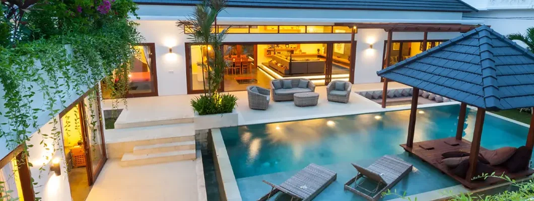 Modern tropical villa. How to Find the Best Homeowners Insurance in Mililani Mauka, Hawaii.