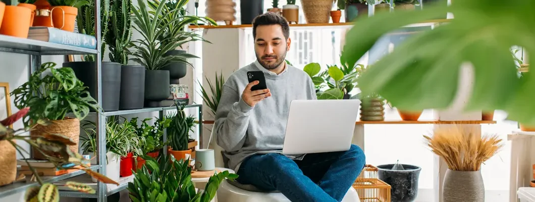 Young Entrepreneur Works From the Shop. Find Madison, South Dakota business insurance.