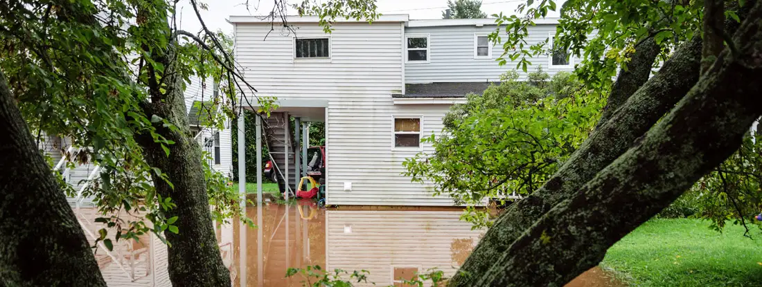 Heavy rainfall has flooded a family out of their rural home in Wisconsin. Find Wisconsin flood insurance.