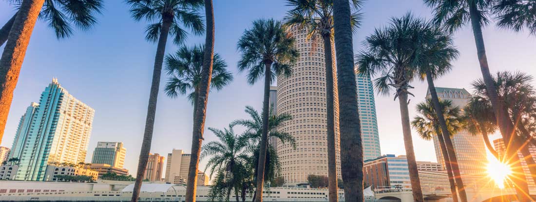 Downtown of Tampa, Florida. Find Tampa Florida renters insurance.