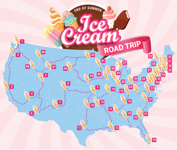 The Ultimate Summer Ice Cream Road Trip