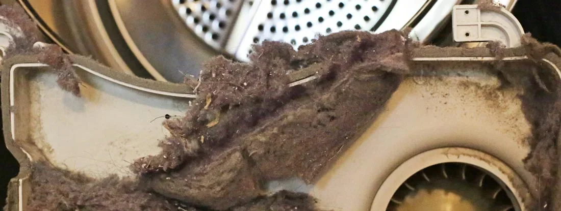 Dryer lint.  Understanding the Real Danger of Dryer Lint Fires.