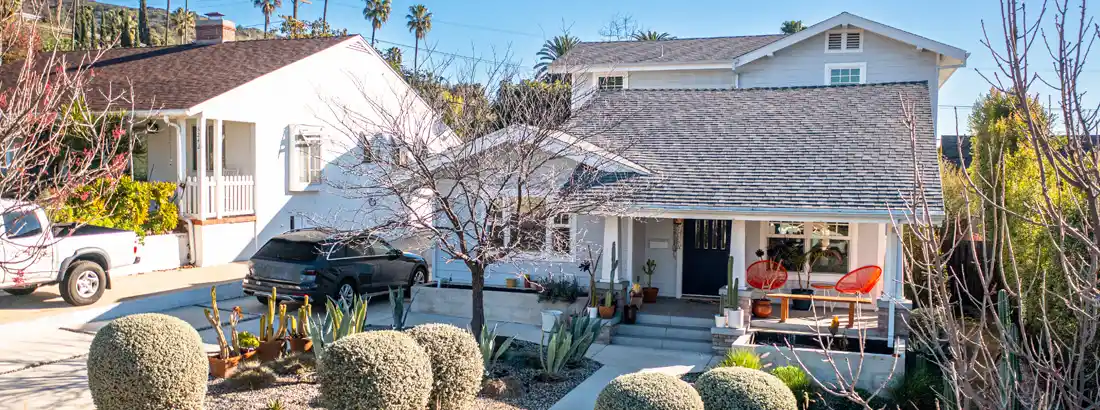 Beautiful Craftsman Bungalow Home in Los Angeles California. Find Santa Monica homeowners insurance.