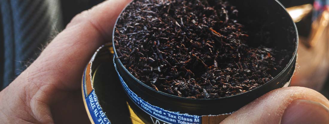 Can of chewing tobacco. Chewing Tobacco Life Insurance.