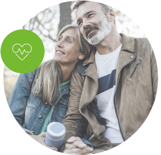 Mature couple enjoying their vacation. Life Insurance Coverage Types.