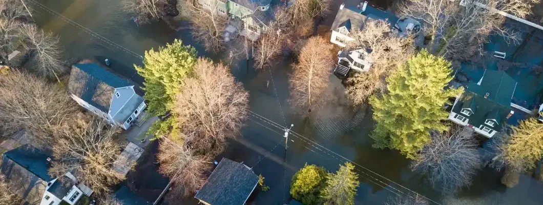 River flooding in the spring. Is My Home in a Flood Zone?