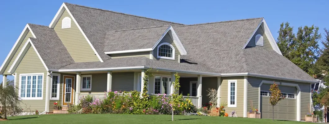 A new executive home with landscaped grounds. How to Find the Best Homeowners Insurance in Moorsetown, New Jersey. 