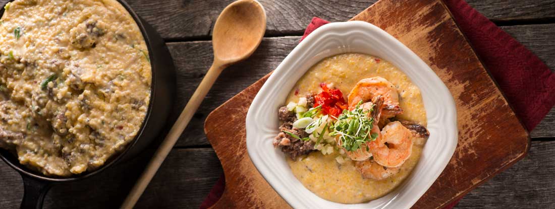 Shrimp and grits. Find North Carolina Restaurant Insurance.