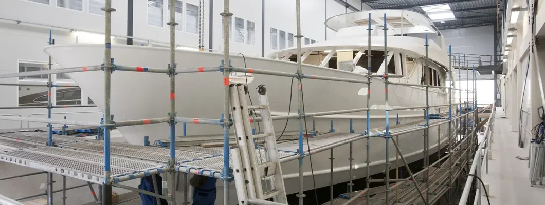 Shipyard where luxury yachts are built. Find Boat Builder and Manufacturer Insurance.