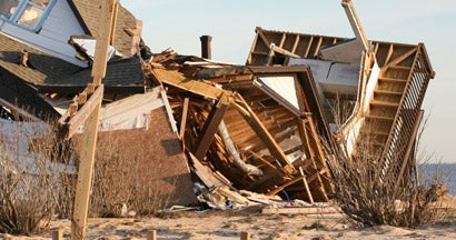 Beach house damaged by hurricane. What To Do If a Hurricane Destroys or Damages Your Home.