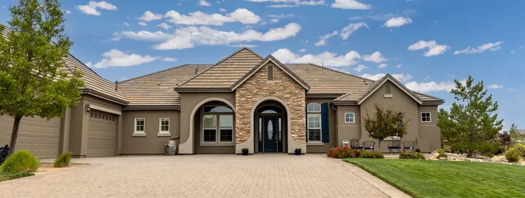 Large Home Exterior in Nevada. Homeowners Insurance in Elko, Nevada.