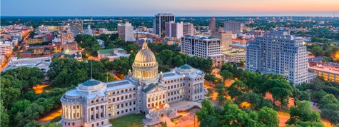 Jackson, Mississippi, downtown skyline
