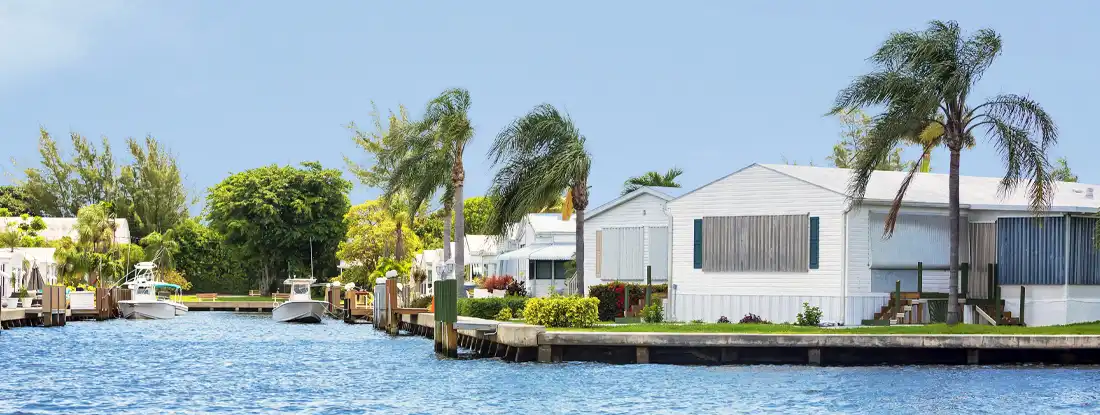 Ocean front Trailer park on the water. Get the Mobile Home Insurance Discounts You Deserve.