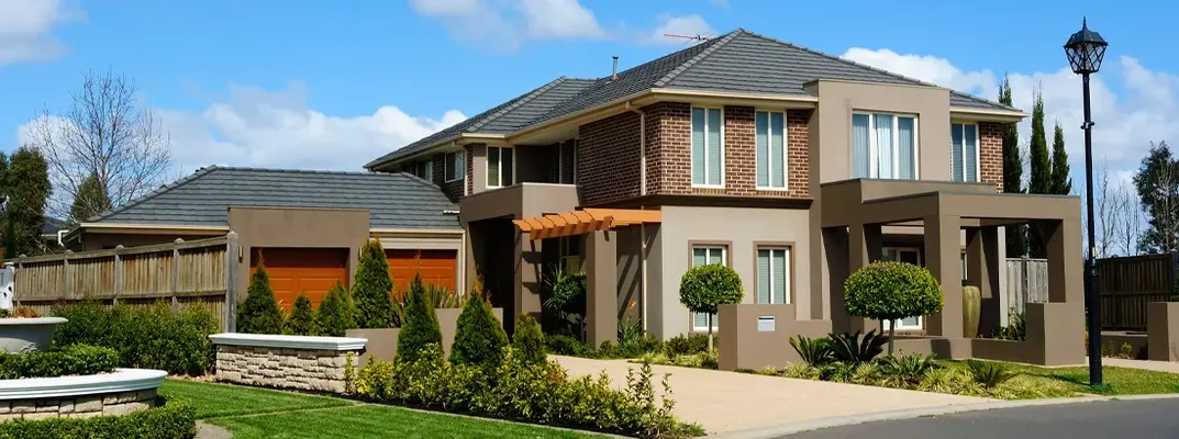 A modern custom built home in a residential neighborhood. Find Palo Alto homeowners insurance.