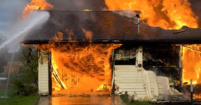 Fourth of July bonfire