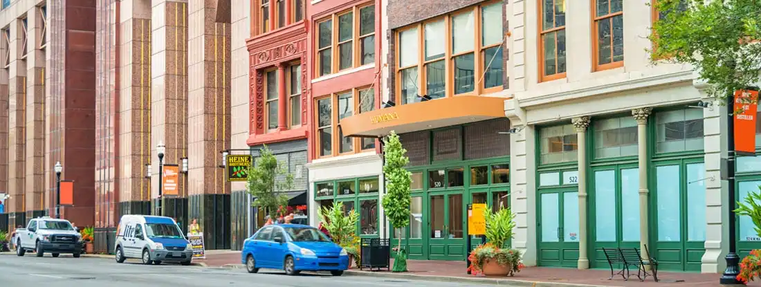 City street. Kentucky Commercial Property Insurance.