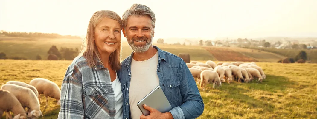 Mature couple buying a farm. What to Know Before Buying a Farm.