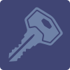 Icon of key.