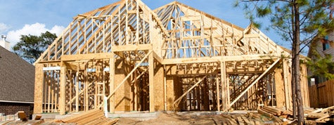 New Home construction in growing subdivision