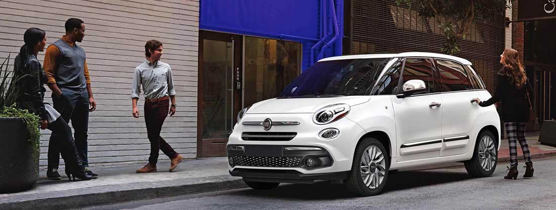 Fiat automobile on street. Find Fiat car insurance.