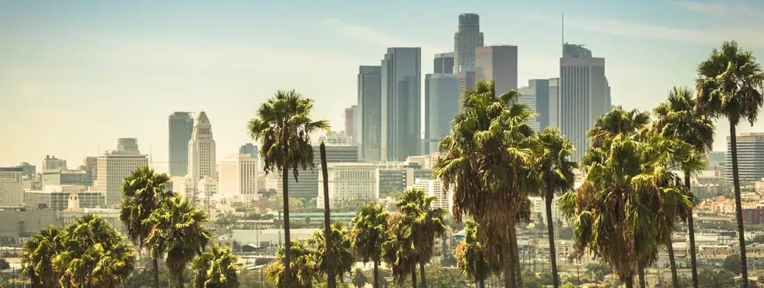 Los Angeles Skyline. Los Angeles California Business Insurance.