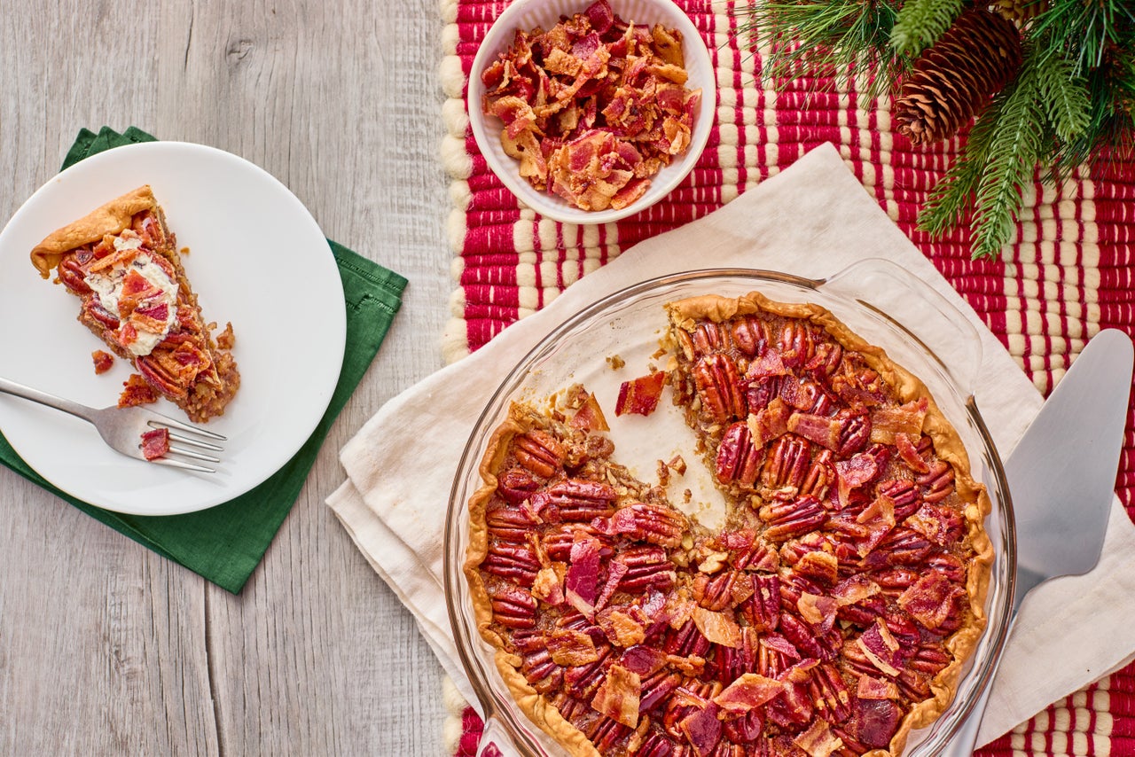 Bourbon Bacon Pecan Pie