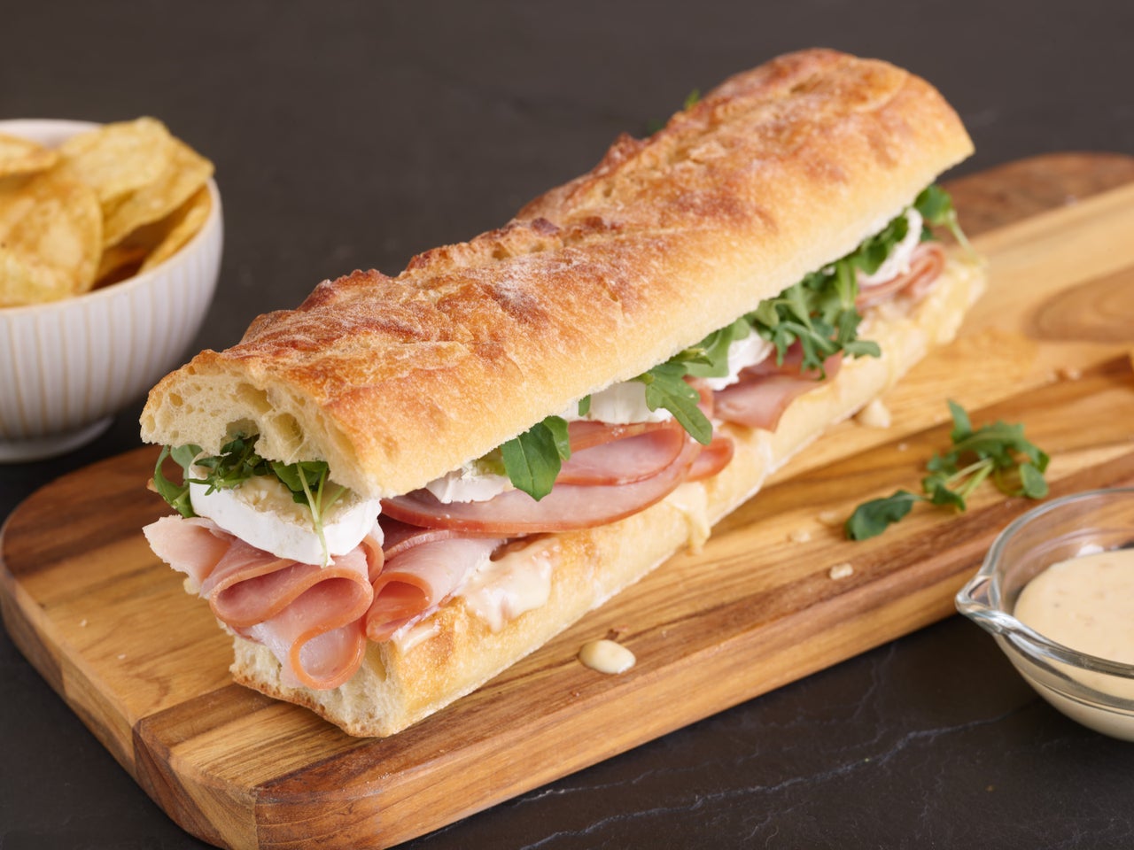 Ham, Arugula \u0026 Brie Sandwich, image size:1280x960