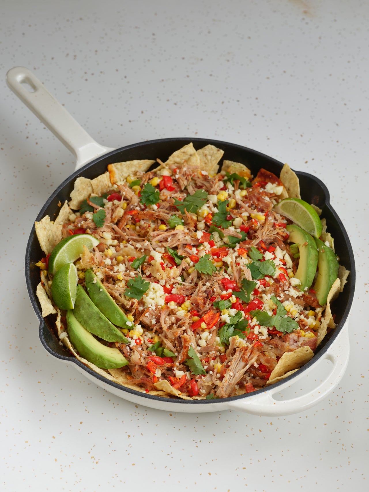 Skillet Pork Chilaquiles