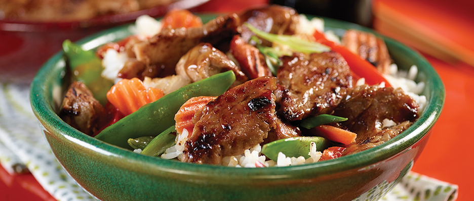 Pork & Veggie Stir-Fry | Smithfield